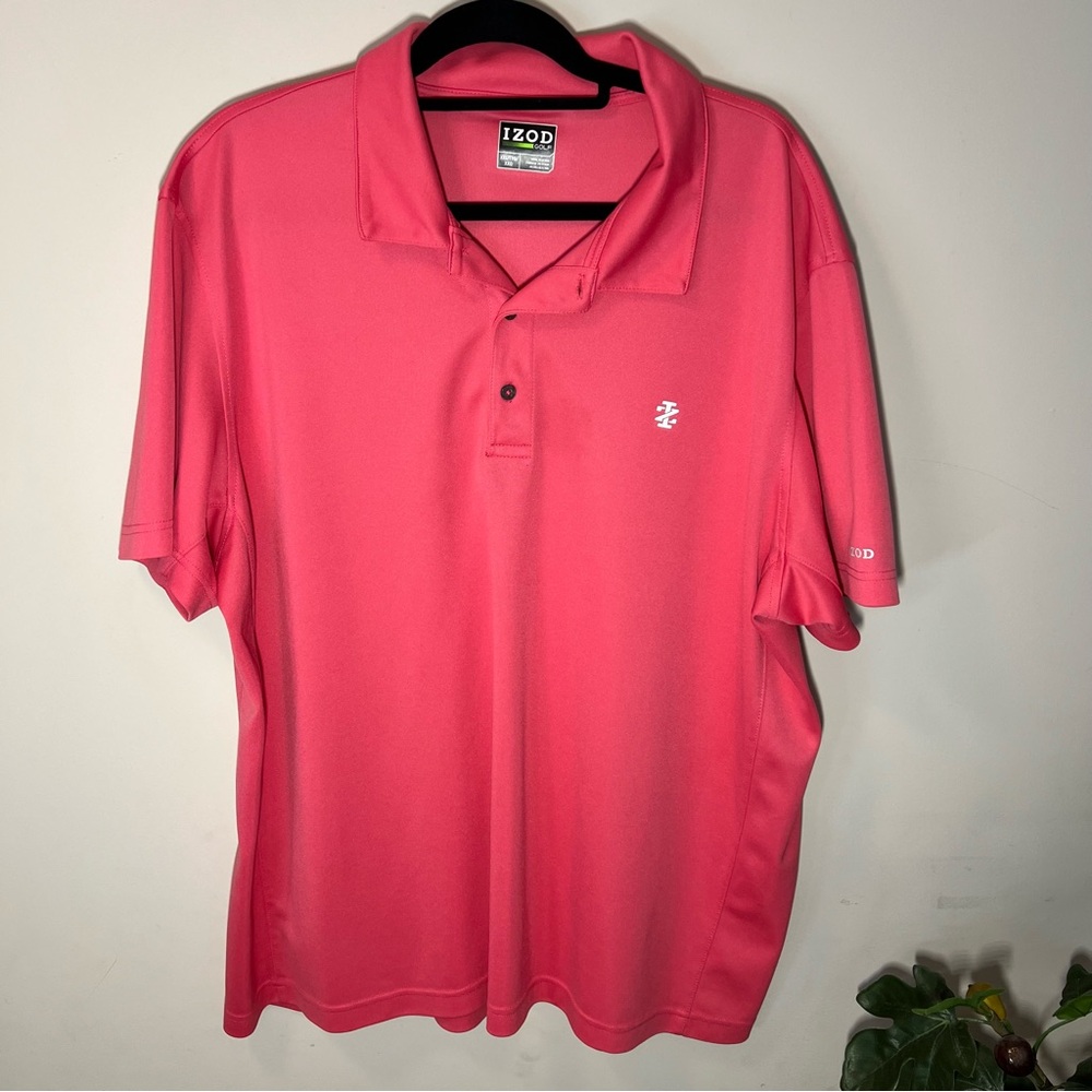 Izod Men's Pink XXL Polo Shirt